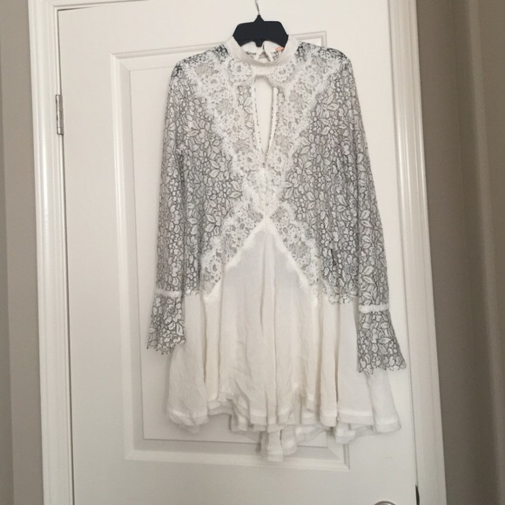 Free people lace new tell tale dress